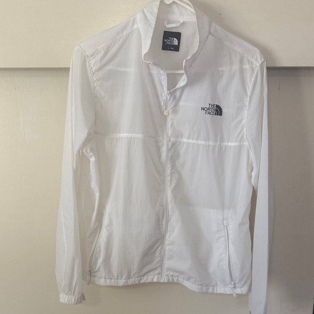 The North Face Classic White Windbreaker
